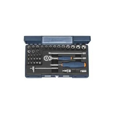 Garant 38 Pc 1/4 inch Drive Socket Set, 6 pt, 5 mm to 13 mm 630855 6